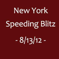 speeding ticket blitz new york 