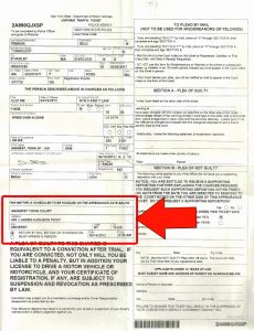 where to find which court is handling your traffic ticket