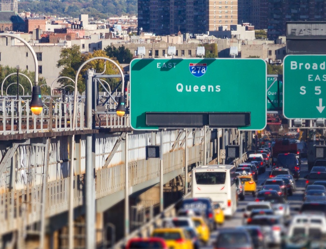 queens new york sign