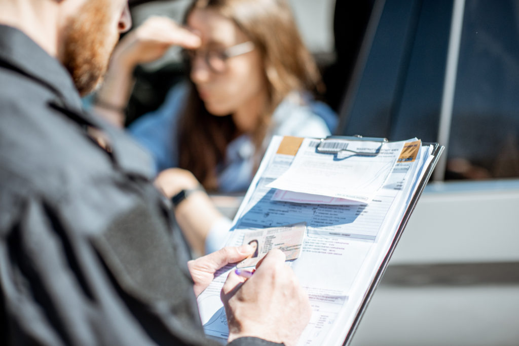 a traffic ticket for speeding in a work zone dmv